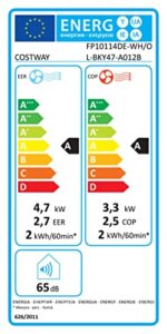 Klimaanlage 16000 BTU Fernbedienung Timer – Bild 3