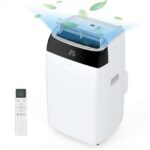 Mobile Klimaanlage 10000 BTU Fernbedienung Timer LED-Display – Bild 2
