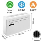 TROTEC Wandklimaanlage 34m² 4-in-1 – Bild 7