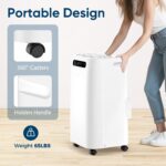 Mobile Klimaanlage 14000 BTU 200m² 4-in-1 Fernbedienung – Bild 6
