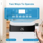 Mobile Klimaanlage 10000 BTU Fernbedienung Timer LED-Display – Bild 6