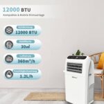 SHINCO Mobile Klimaanlage 12000 BTU Timer – Bild 8