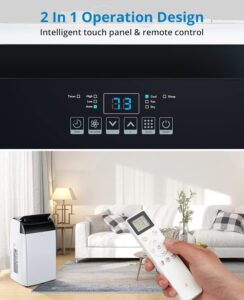 Mobile Klimaanlage 12000 BTU 4-in-1 – Bild 2