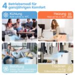 Klimaanlage 14000 BTU Fernbedienung Timer – Bild 9
