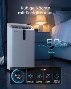 Pro Breeze Mobile Klimaanlage 12000 BTU 35m² 4-in-1 – Bild 3