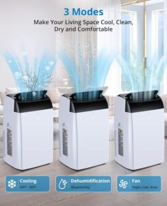 Mobile Klimaanlage 12000 BTU 4-in-1 – Bild 5