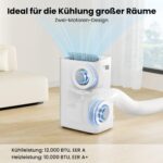 Mobile Klimaanlage 12000 BTU 4-in-1 – Bild 5