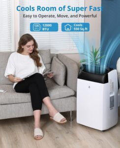 Mobile Klimaanlage 12000 BTU 4-in-1 – Bild 4