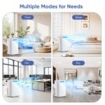 Mobile Klimaanlage 14000 BTU 200m² 4-in-1 Fernbedienung – Bild 8