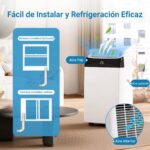Mobile Klimaanlage 35m² Fernbedienung Timer LED-Display – Bild 5