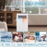 SHINCO Mobile Klimaanlage 12000 BTU Timer – Bild 9